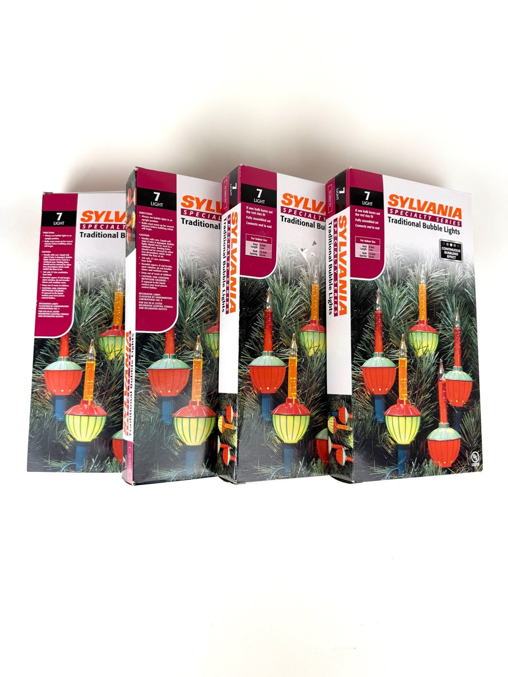 28 Traditional Bubble Holiday Lights - Red/Green/White